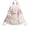 white, variant on Polka Dot Fabric Daypack Ruffle Lace Accents Backpack White 32cm 1Pc