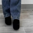 thumbnail image 3 of LYMAYTER Women Wide Leg Jeans Elastic Waist Wide Loose Drawstring for Denim Pants with Check Pocket S-XL, 3 of 6