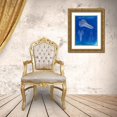 thumbnail image 3 of Borders, Cole 19x24 Gold Ornate Wood Framed with Double Matting Museum Art Print Titled - PP637-Faded Blueprint Bicycle Seat Patent Poster, 3 of 4