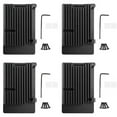 thumbnail image 1 of 4X pour Raspberry Pi 4 Modèle B Boîtier en Aluminium, Coque de Refroidissement Passive Boîtier en Métal pour Raspberry Pi 4 Modèle B, 4 * Raspberry Pi 4 Modèle B Boîtier en Aluminium, Noir, 1 of 8