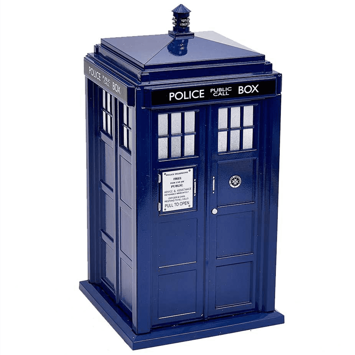 Kurt Adler Doctor Who 9 Inch Battery Operated Tardis Treetop With Light Walmart Com Walmart Com