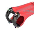 thumbnail image 4 of Alloy Mountain Bike STEM 17 grados Accesorios de bicicletas Piezas Riser Handingbar STEM 31.8mm para Mountain Bike Cycling Road Bike Bike Red 90mm DYNWAVEMX Tallo de manillar de bicicleta, 4 of 7