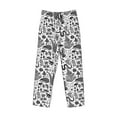 thumbnail image 6 of Uemuo Fall Forest Pattern Men's Wide Leg Palazzo Lounge Pants with Pockets Light Weight Loose Comfy Casual Pajama Pants-Medium, 6 of 9