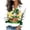 Green 1, variant on Womens Funny St Patricks Day Shirts Button Down Casual Dressy Blouse Long Sleeve Lapel Holiday Spring Summer Comfortable Clothes