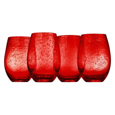 Artland Iris Stemless Wine Glass - Set of 4
