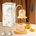 thumbnail image 4 of COSTYLE Fragrance Candle Warmer Lamp with 2 Bulbs, Electric Candle Warmer with Timer & Dimmer, Mothers Day Gifts for Mom, House Warming Gifts New Home Bedroom Decor, 4 of 9