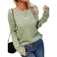 thumbnail image 2 of Langwyqu Fashion Women Autumn Winter Long Sleeve Knit Sweater Female Pullovers, 2 of 4