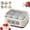 White, variant on Yogurt Maker with Adjustable Temp & Timer Probiotic-Rich Digital Greek Yogurt Machine with 8 BPA-Free Glass Jars Easy to Use for Home
