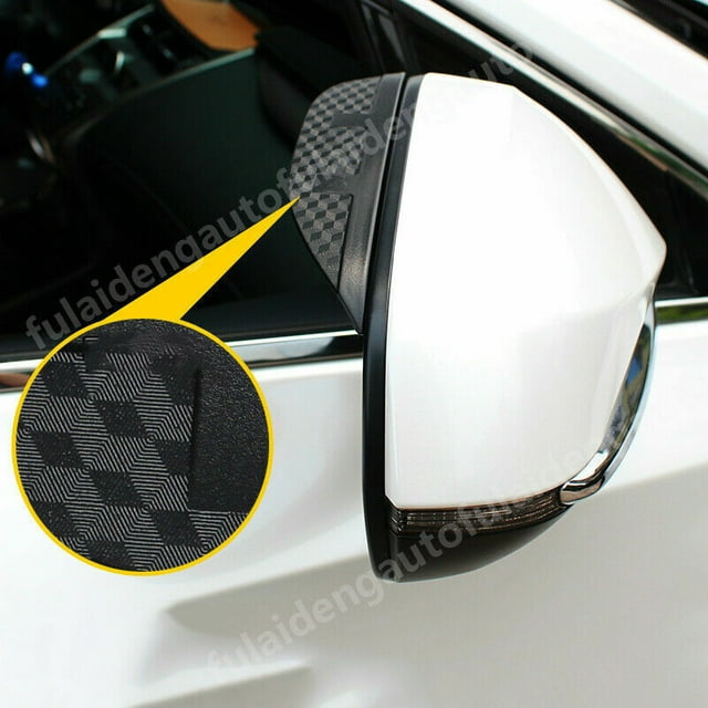 2pcs Carbon Fiber Rearview Mirror Eyebrow Trim for Toyota for AVALON 2019 - 2021