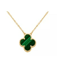 thumbnail image 1 of Conjunto De Collares De Pulsera De Trébol Verde De Gama Alta Y Minimalista, 1 of 3