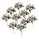 thumbnail image 4 of 10 paquetes de flores de seda artificiales para centros de mesa, decoración exterior. Rosa, 4 of 9