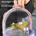 thumbnail image 4 of Large Spacious Bird Cage For Outdoor Adventures Breathable Plastic Construction Includes Detachable Floor Grids, 4 of 9