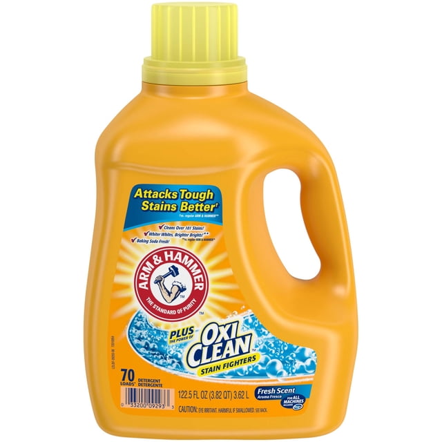 Detergente líquido para ropa Arm & Hammer Plus OxiClean 3,6 L
