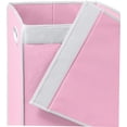 thumbnail image 4 of Cesto para ropa sucia, sencillo, plegable, con tapa, rosa, 4 of 7