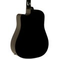 thumbnail image 2 of Rogue RA-090 Dreadnought Cutaway Acoustic-Electric Guitar Black, 2 of 6