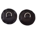 thumbnail image 1 of Black Stainless Steel D-Ring Set for PVC Inflatable Boat Deck, 1 of 5