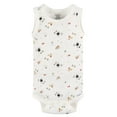 thumbnail image 6 of Gerber Baby Boy Sleeveless Bodysuits, 4-Pack, Sizes Newborn - 24 Months, 6 of 8