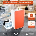 thumbnail image 2 of Yescom 24 Pint Portable Dehumidifier 2700 Sq. ft for Basement and Home with Drain Hose, Auto Shut-off, 2 of 12
