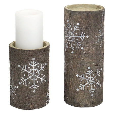 UPC 746427654944 product image for Melrose Candle Holder with Snowflake Design Set | upcitemdb.com