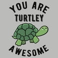 thumbnail image 2 of Women's Lost Gods You are Turtley Awesome  Graphic T-Shirt, 2 of 4