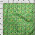 thumbnail image 2 of oneOone Polyester Lycra Green Fabric Batik Sewing Craft Projects Fabric Prints By Yard 56 Inch Wide - VK, 2 of 4