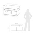 thumbnail image 3 of Mesa Centro Curvi Gales 80x41x53 MDP, 3 of 8
