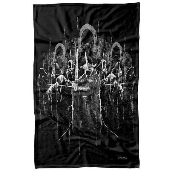 The Lord of The Rings Blanket, 36'x58' The Nine Fleece Blanket