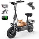 thumbnail image 1 of Scooter eléctrico Plegable Iscooter F2 Gris 500w Motor 32km/h-velocidad 30km-autonomía Max batería 8ah Con Cesta Asiento Scooter eléctrico adultos Peso máximo 120kg Negro, 1 of 7