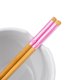 thumbnail image 3 of Cuenco para ramen Sanrio Hello Kitty Tokyo con rayas rosas y palillos, 3 of 8