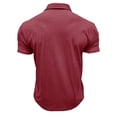 thumbnail image 4 of Golf Shirts for Men with Pocket and Button Short Sleeve T-Shirts Mens Business Casual Solid Color Pullover Collared Basic Office Work Tees Tops, 4 of 4