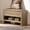 Light Oak, variant on SICOTAS 31" W Shoe Storage Bench with Removable Cushion & Oversized Rattan Drawer, Boho 2-Tier Shoe Rack Bench for Entryway, Bedroom, 330 lb Capacity, Natural Oak