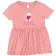 thumbnail image 3 of Inktastic It's My First Valentine's Day Girls Baby Dress, 3 of 5