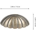 thumbnail image 4 of 6 pomos de conchas marinas para puerta náutica, tiradores vintage para cajones y armarios, pomos para cajones de mar, tiradores para muebles, 4 of 5