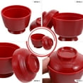 thumbnail image 3 of Miangastore Soup Bowl with Lid Small Bowl with Cover Round Plastic Dust-proof Family 1 Set, 3 of 9