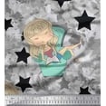 thumbnail image 1 of Soimoi Rayon Fabric Star,Cloud & Sleepy Girl Decor Fabric Printed Yard 42 Inch Wide, 1 of 3