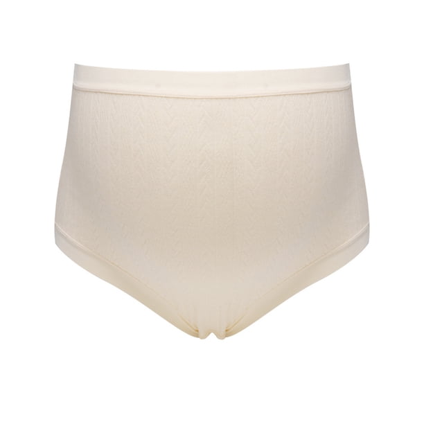 Puntoco Bragas para mujer, de cintura alta, a la moda, de cintura alta, transpirables, suaves, elásticas, ropa interior para embarazadas con cintura alta y soporte para el vientre