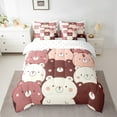 thumbnail image 2 of Erosebridal Cartoon Bear Bedding King Size, Cute Wildlife Comforter Sets with Sheets, Animal Theme Room Decorative, Reversible 7-Piece, 2 of 4