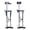 silver, variant on BATONECO Drywall Stilts 24"-40" Adjustable Heights Aluminum Painters Stilts Red