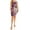 Tie Dye Purple, variant on Women's Plus Size Tie Dye Fitted Bodycon Scoop Neck Sleeveless Basic Cami Midi Dress