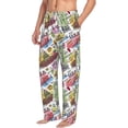 thumbnail image 6 of Logiee America Landmarks1 Print Pajama Pants for Men,Men’s Pajama Bottoms,Mens PJ Pants with Pockets & Button Fly-Medium, 6 of 6