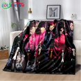 thumbnail image 1 of Manta de grupo de niños Idol coreano, manta súper suave y cálida para sofá cama, cubierta de forro polar, el más nuevo, 1 of 4