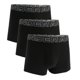 thumbnail image 1 of UNDER ARMOUR Calzoncillos bóxer para hombre, pack de 3 - Performance Cotton Trunks - Solid 3 in, Stretch, Mezcla de algodón Negro L (Large), 1 of 3