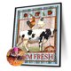 thumbnail image 2 of Wdftyju Cuadro de arte de mosaico redondo completo de animales con pintura de diamantes para decoración del hogar (vaca) Wdftyju 6nt3lp6ry6su8zx8D04, 2 of 9