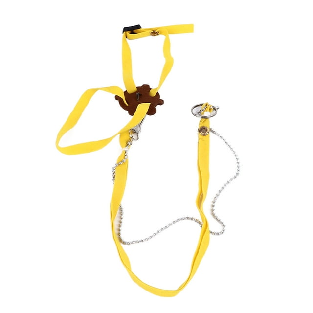 Harnais et Leash Set, Réglable Doux Contrôle de la Corde PU Respirant Col de Poitrine en Cuir pour la Formation de Marche