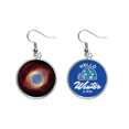thumbnail image 1 of Rojo azul planeta estrella nebulosas Cuelgue la joyería del pendiente del hielo del invierno de la gota Unbranded M, 1 of 3