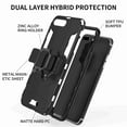thumbnail image 5 of Dteck For iPhone 7 Plus / 8 Plus Case, [Magnetic Car Mount] Heavy Duty Armor Protective Rugged 2 in 1 Shock-Absorbing Case with 360 Degree Rotation Ring， Black, 5 of 6