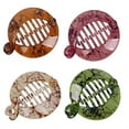 thumbnail image 4 of 4 Pieces Small Round Hair Clips 2.5x2.1"""" Fishtail Hair Clip D, 4 of 6