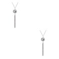 thumbnail image 1 of Guardurnaity Collar de cadena Ajustable Estilo étnico largo Gargantillas con flecos Decoraciones colgantes de metal Collares con borlas Mujer Chica Blanco 2piezas Guardurnaity CBP389476, 1 of 6