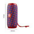 thumbnail image 3 of DQrwqpou Altavoz Graves Estéreo Inalámbrico FM Columna Compatible Con (Rojo Floral), 3 of 6