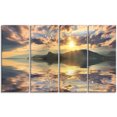 thumbnail image 2 of Hill Overlooking the Seaside Town - Landscape Canvas Art Print, 2 of 3